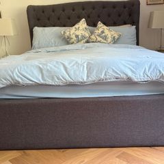 Tempur Holcot Ottoman King Size Bed (Shetland Slate)