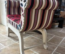 Colourful bench / chaise lounge