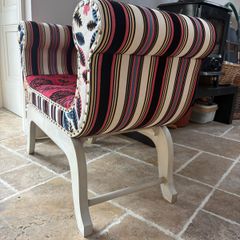 Colourful bench / chaise lounge