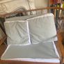 Mid Century two-seater wooden sofa Image 6