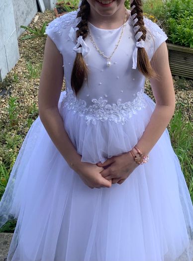 communion outfit (dress, shoes & bag)