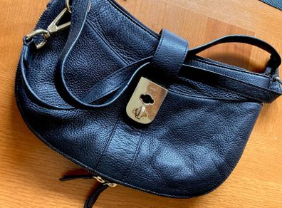 Convertible Jaeger leather bag