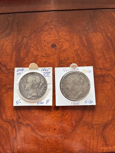 UK Crown 1845 low mintage