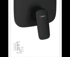 NEW Hansgrohe Logis 71405670 Matt Black Concealed Bath/Shower Mixer