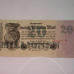 Germany. Reichsbanknote. 20 Millionen Mark (25.7.1923) Super Condition!