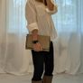 Clutch Bag Beige - Brand New Image 2