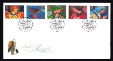 1998 Great Britain Christmas Angels Commemorative Stamps Royal Mail Addressed First Day Cover (FDC)