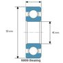 6809 Bearing Deep Groove 6809 Ball Bearings Image 2