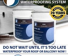 Waterproofing Liquid Rubber for Roofs, Balcony, Terraces etc.