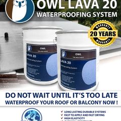 Waterproofing Liquid Rubber for Roofs, Balcony, Terraces etc.