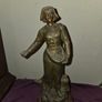 Antique French Spelter Statue "Semeuse" Image 2