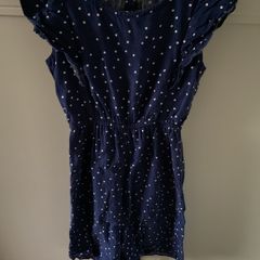 Navy with white dots playsuit / jumpsuit