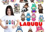 Labubu doll T-shirt ls for kids labubu hoodies