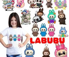 Labubu doll T-shirt ls for kids labubu hoodies