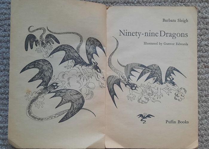 Vintage Children's book 'Ninety Nine Dragons' by Barbara Sleigh