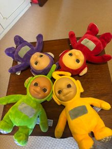 TELETUBBIES Set of plushies - Very Good Condition