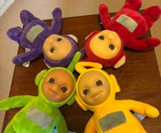 TELETUBBIES Set of plushies - Very Good Condition