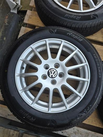 15" 5x100 Alloys + New Tyres , VW Polo, Fabia, Rapid