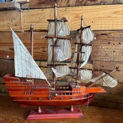 Vintage Mayflower Pilgrim Ship Model