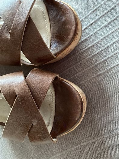 Fat face wedge women's shoes
