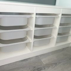 Trofast storage with boxes