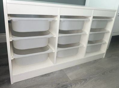 Trofast storage with boxes