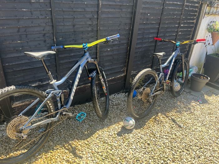 Two giant stance bikes