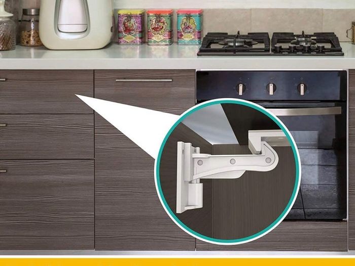 12 PCS Child Safety Cupboard Locks, Invisible & Unlocked Design No Drilling Needed, Adhesive Easy Install, Baby Proof Safety Cabinet Locks Inside for Children Drawer Kitchen Closet Latches
