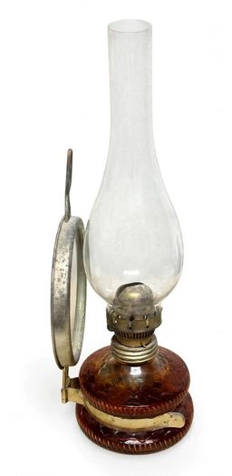 1950s vintage oil lamp