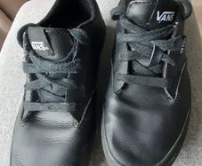 Vans black shoes womens size 4