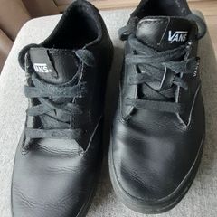 Vans black shoes womens size 4