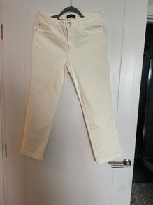 Massimo Dutti Cream Jeans  size 12