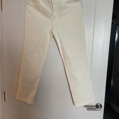 Massimo Dutti Cream Jeans  size 12