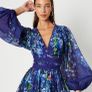Brand new Coast  Organza Floral Placement Lace Trim Midaxi Dress Image 2