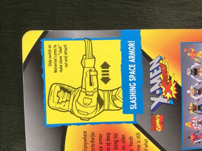 Toybiz-xmen -space wolverine - 1994 release