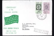 1967 Ireland Fenian Rising Commemorative Stamps Illustrated Irish Times First Day Cover (FDC) with Baile Atha Cliath (Dublin) cancel