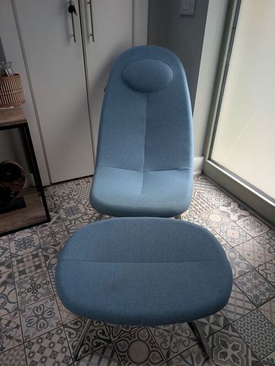chair and footstool