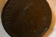 1805 Hibernia Coin George III Irish Antique Copper Coin