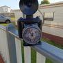 Antique Style Black Iron Photo Camera Mantel Clock | Chateau Bordeaux Face Image 9