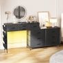 170cm Chest of Drawers with Charging Station and LED Light Image 8