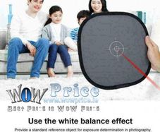 45212 18% Foldable Gray Card Reflector White Balance Double Focusing Q7O6 Face S6P3