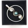 Mabe Pearl & Green Amethyst On Sterling Silver Pendant Image 10