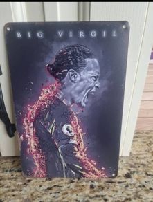 Liverpool - Van Dijk Metal Sign