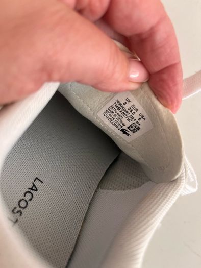 White Lacoste Runners