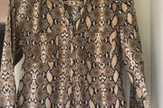 Zara snake motif blouse, size S
