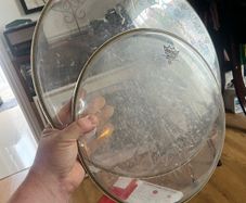 Spare drum heads