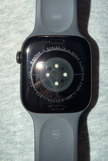 Apple Watch Series 10 (GPS), Jet Black Aluminium, 46mm
