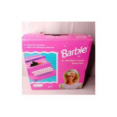 Barbie Typewriter 1996 Mehano - Rare Retro Toy Tested & Working - Used Once