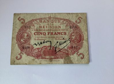 banknotes Reunion