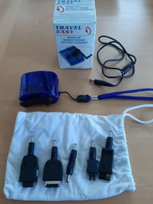 Wind-up mobile charger